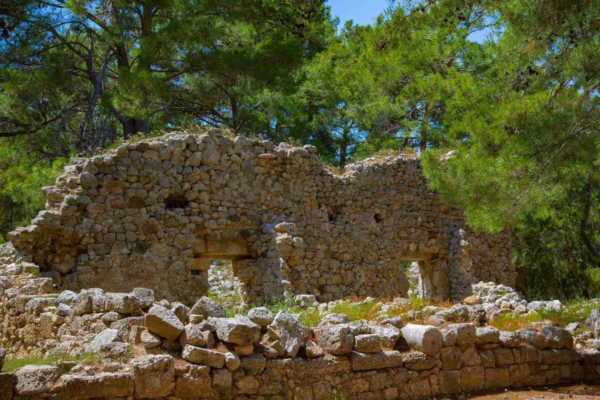 Antalya Phaselis Archaeological Site