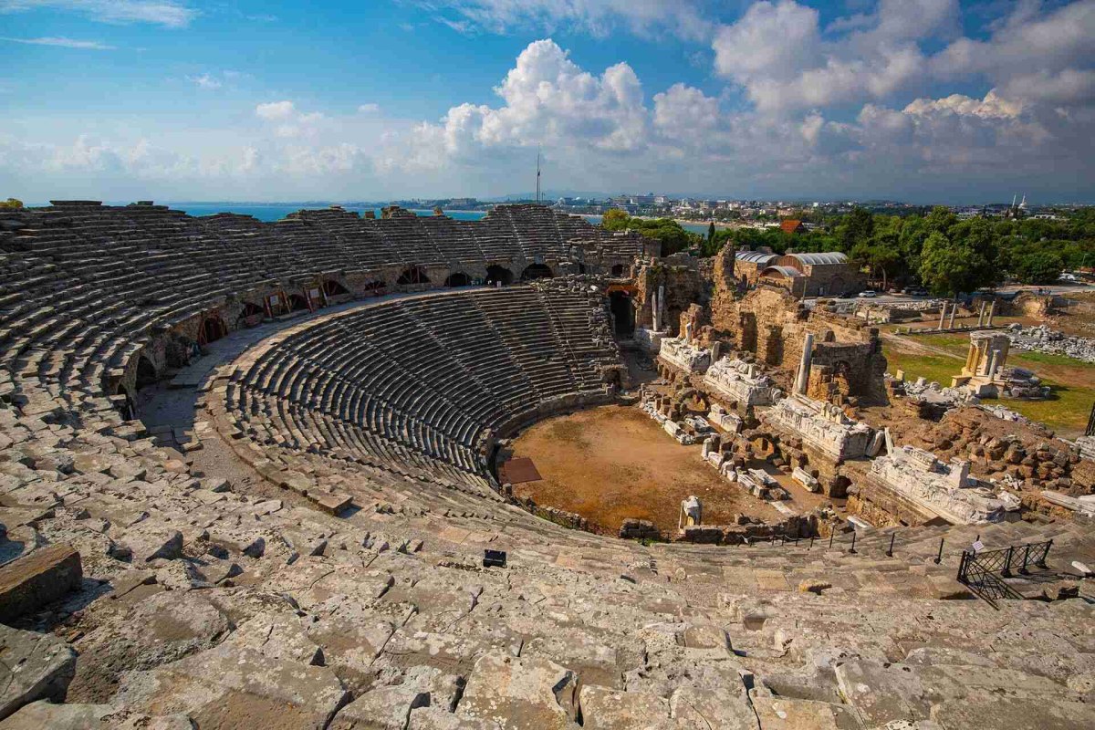 Antalya Side Archeological Site