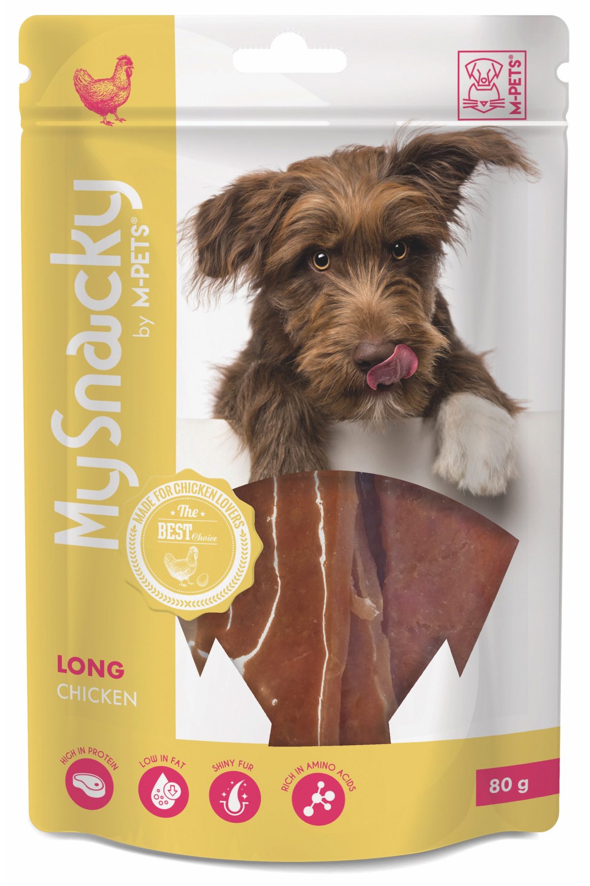 M-Pets My Snacky Long Chicken Uzun Tavuklu Köpek Ödülü 80 Gr