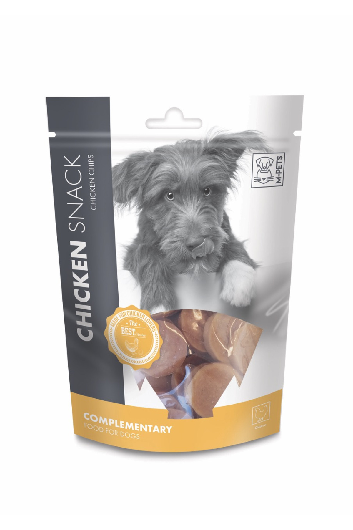 M-Pets My Snacky Chicken Chips Tavuklu Çıtır Cips Köpek Ödülü 80 Gr