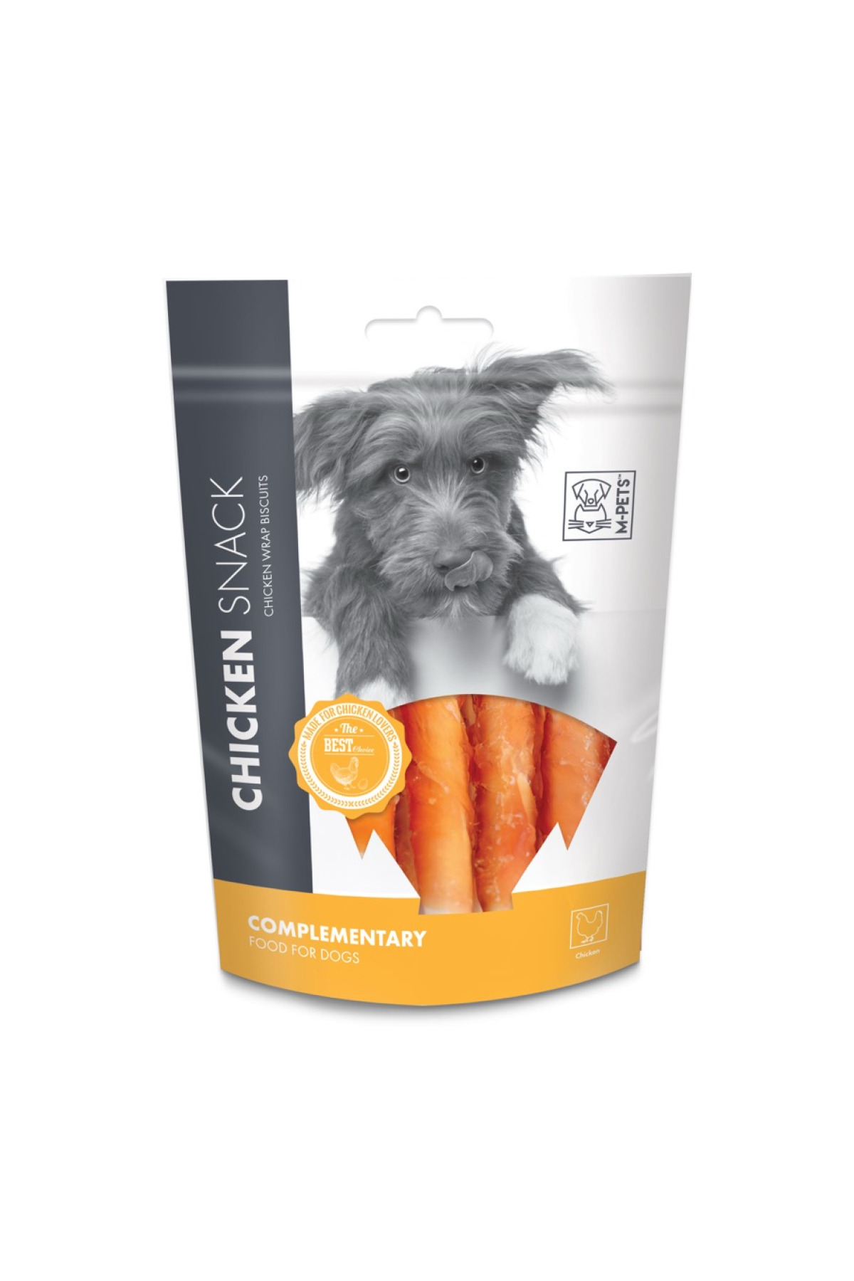 M-Pets My Snacky Chicken Wrap Biscuits Tavuk Sargılı Bisküvi Köpek Ödülü 80 Gr