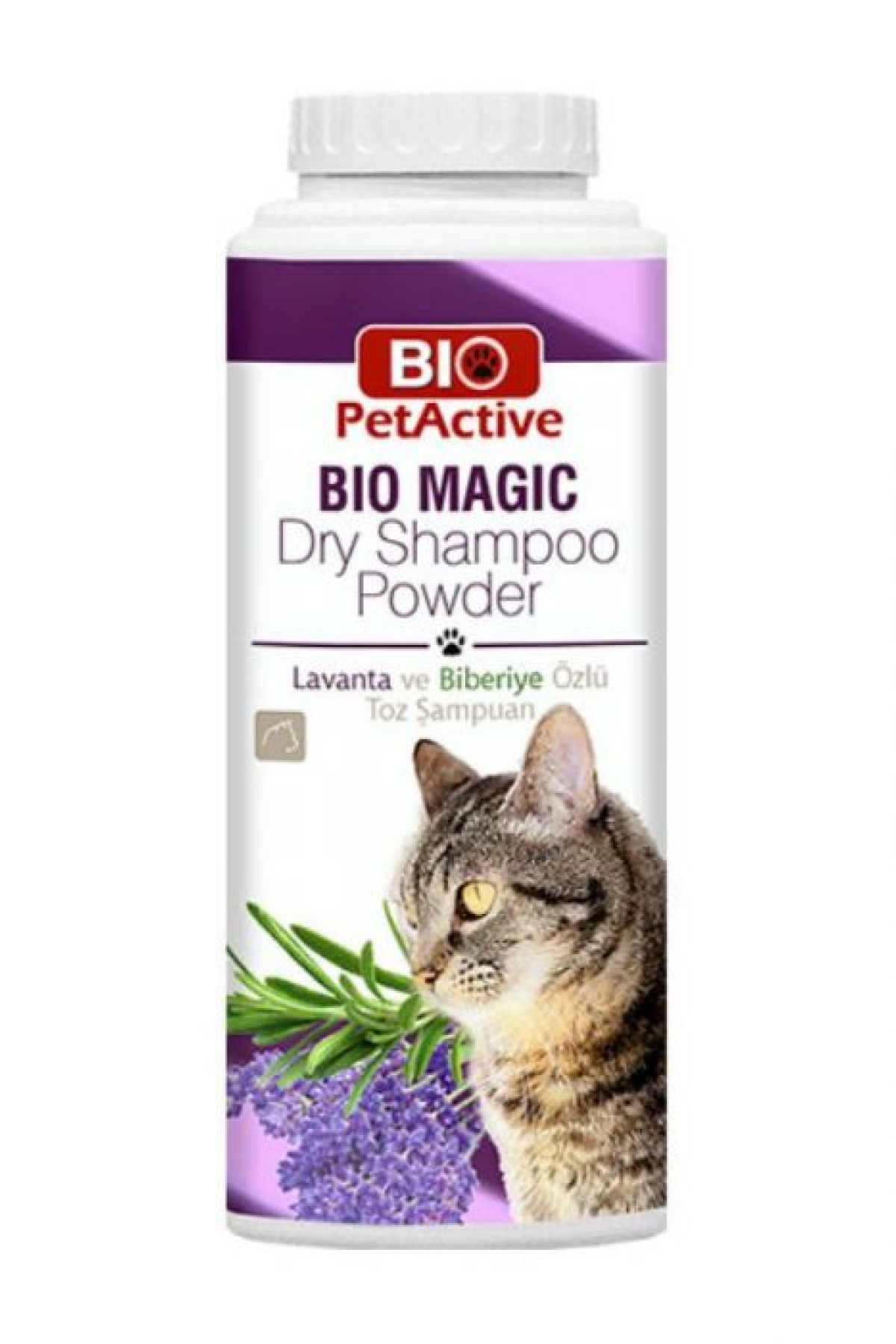 Bio Petactive Lavanta Özlü Toz Şampuan Kedi Susuz Kuru Yıkama Şampuanı 150 Gr