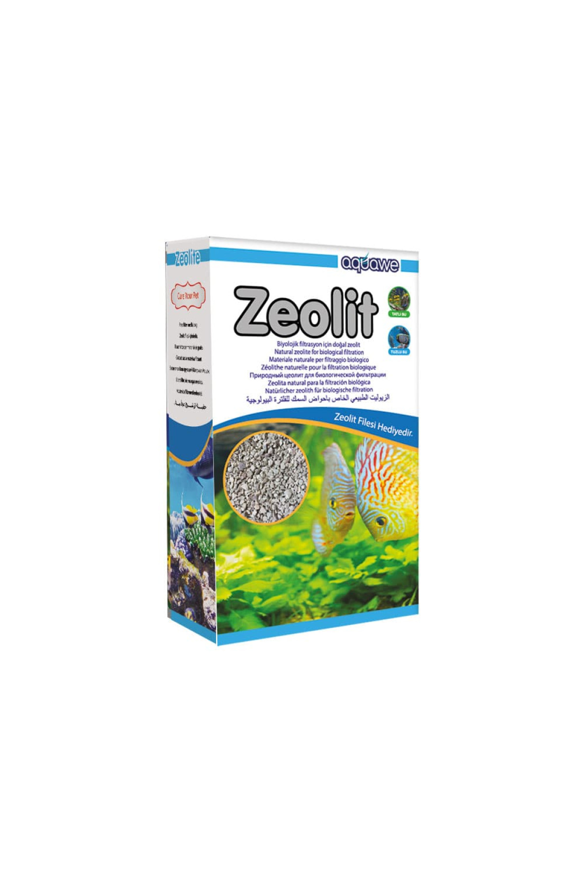 Aquawe Akvaryum Zeolit Filtre Malzemesi 500 Gr Amonyak Giderici Doğal Mineral