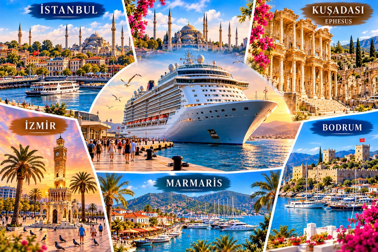 Shore excursions for cruise guests at Turkey's main ports
