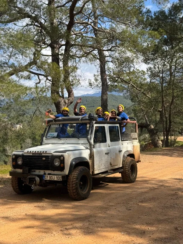 Antalya Rafting, Jeep Safari, Zipline & Buggy Combo