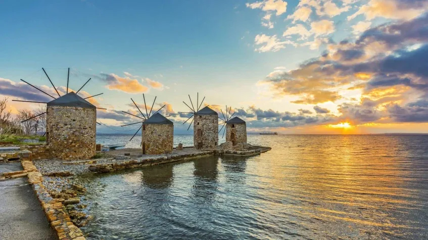 Daily Chios Island Tour from Cesme – Ferry, Daskalopetra & Lagada (Private)