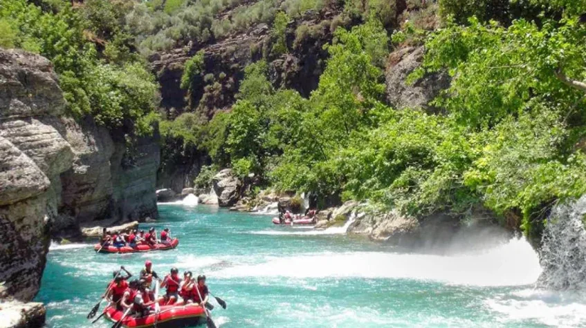 Daily Rafting Tour from Dalyan – River Rapids & BBQ Trout Lunch