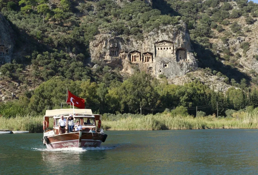 Dalyan Boat Tour from Marmaris – Kaunos Tombs, Mud Baths & Turtle Beach — photo 5