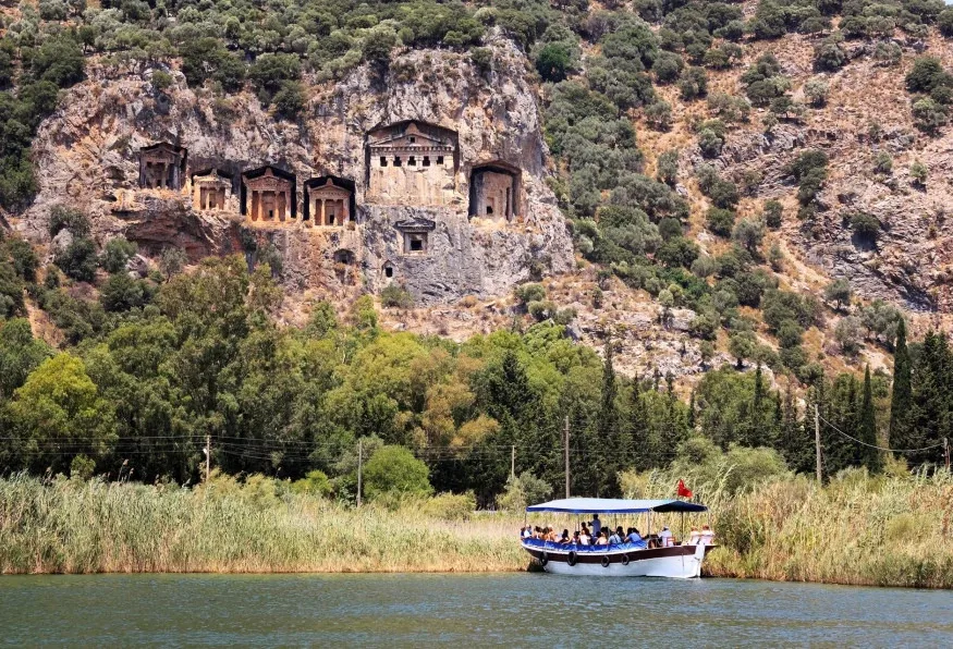 Dalyan Boat Tour from Marmaris – Kaunos Tombs, Mud Baths & Turtle Beach — photo 7
