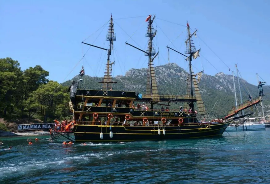 Daily Pirate Boat Trip from Marmaris – Bakla Buku Bay, Foam Party & Lunch (Shared)