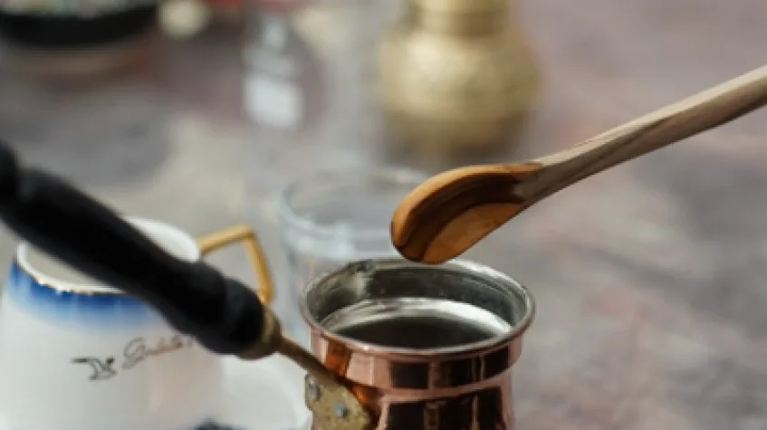 Turkish Coffee on Sand Workshop in Istanbul – Brewing & Fortune Telling — photo 7